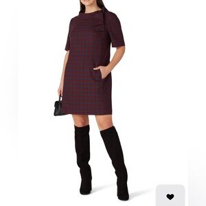 Trina Turk Vintage style plaid dress